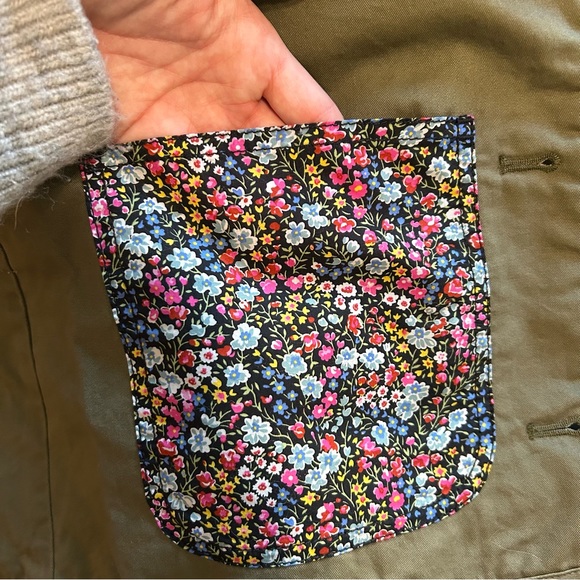 Vans X Liberty of London Olive Patchwork Jacket, XS - Picture 7 of 15